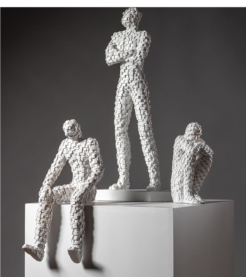 Figuras de Mosaico, Escultura, - Abstract Sculpture Resin reseña y precio